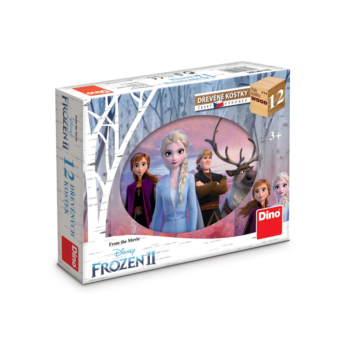 Dřevěné kostky Frozen II – 12 kostek - slide 2