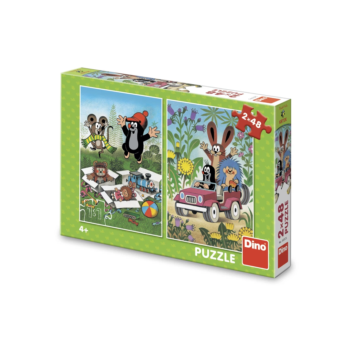 Puzzle Krtek se raduje 2x48 dílků - slide 0