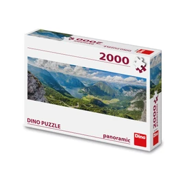 Puzzle Pohled na Alpy 2000 dílků panoramic 
