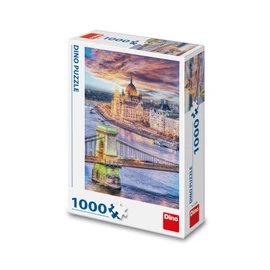 Puzzle Budapešť – řetězový most 1000 dílků
