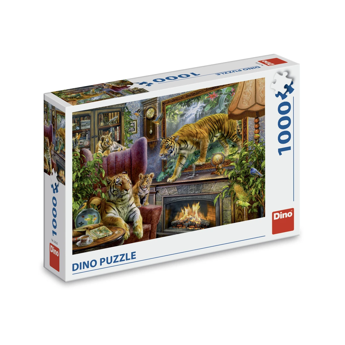 Puzzle Z obrazu: Tygři 1000 dílků - slide 2