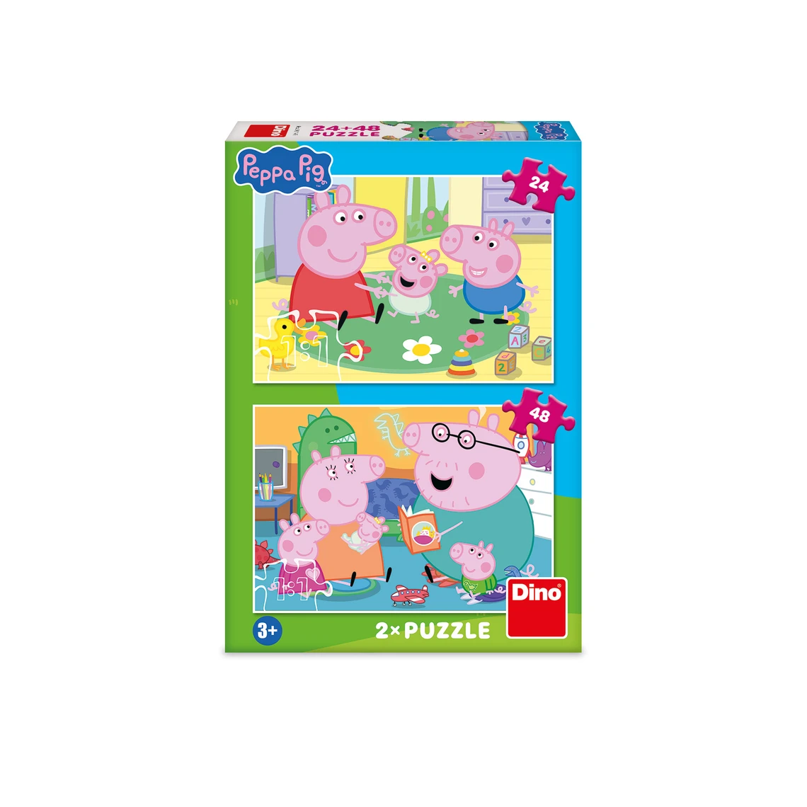 Puzzle Peppa Pig: Domov 24+48 dílků - slide 1