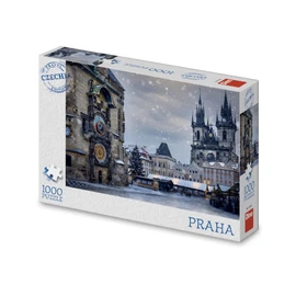 Puzzle Zimní orloj 1000 dílků