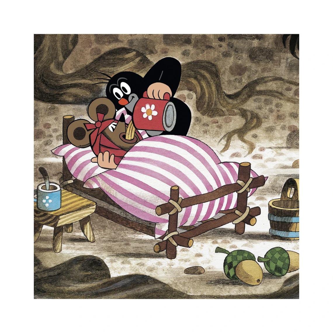 Puzzle Jak Krtek uzdravil myšku 60 dílků - slide 13