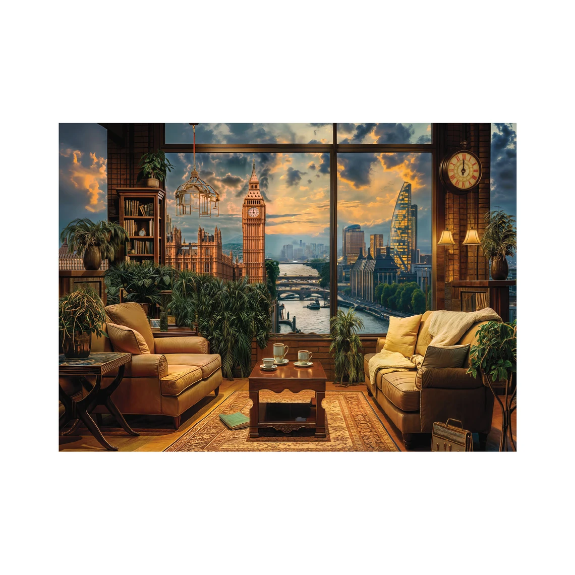 Puzzle Malovaný Londýn 3000 dílků - slide 3