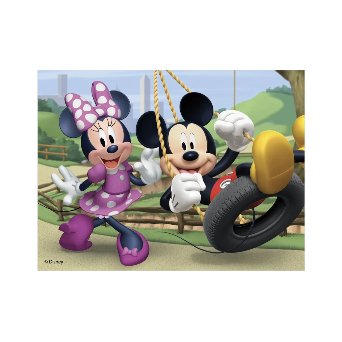 Dřevěné licenční kostky Mickey Mouse – 12 kostek - slide 6