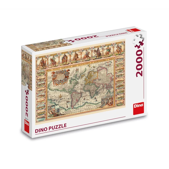 Puzzle Historická mapa světa 2000 dílků - slide 2