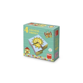 Dřevěné kostky Pro nejmenší dětičky – 4 kostky