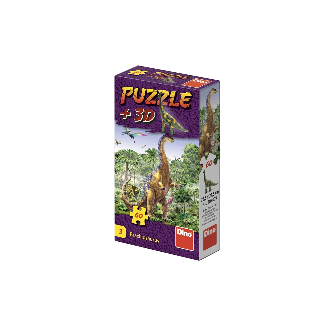 Puzzle Dinosauři + figurka 60 dílků - slide 5