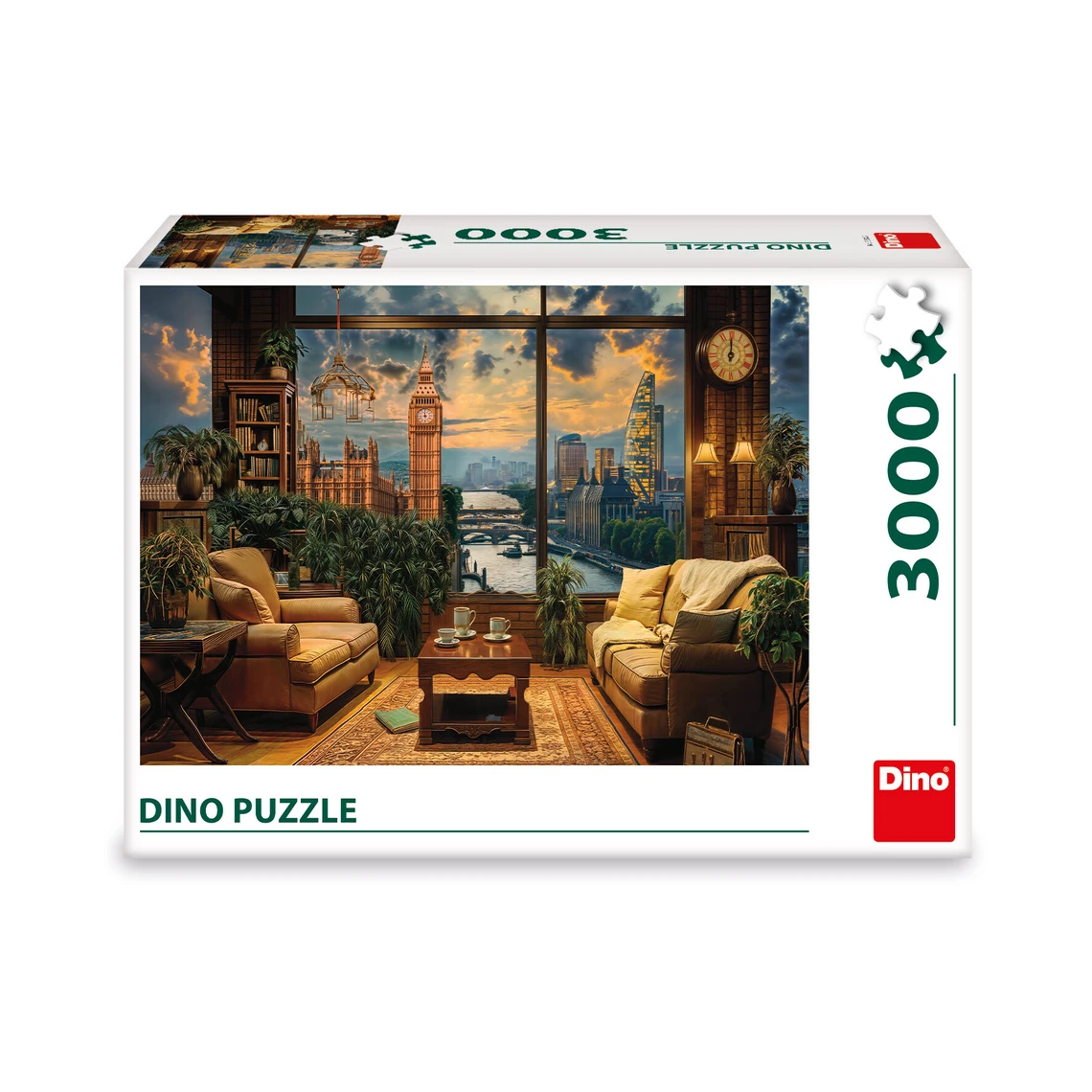 Puzzle Malovaný Londýn 3000 dílků - slide 1