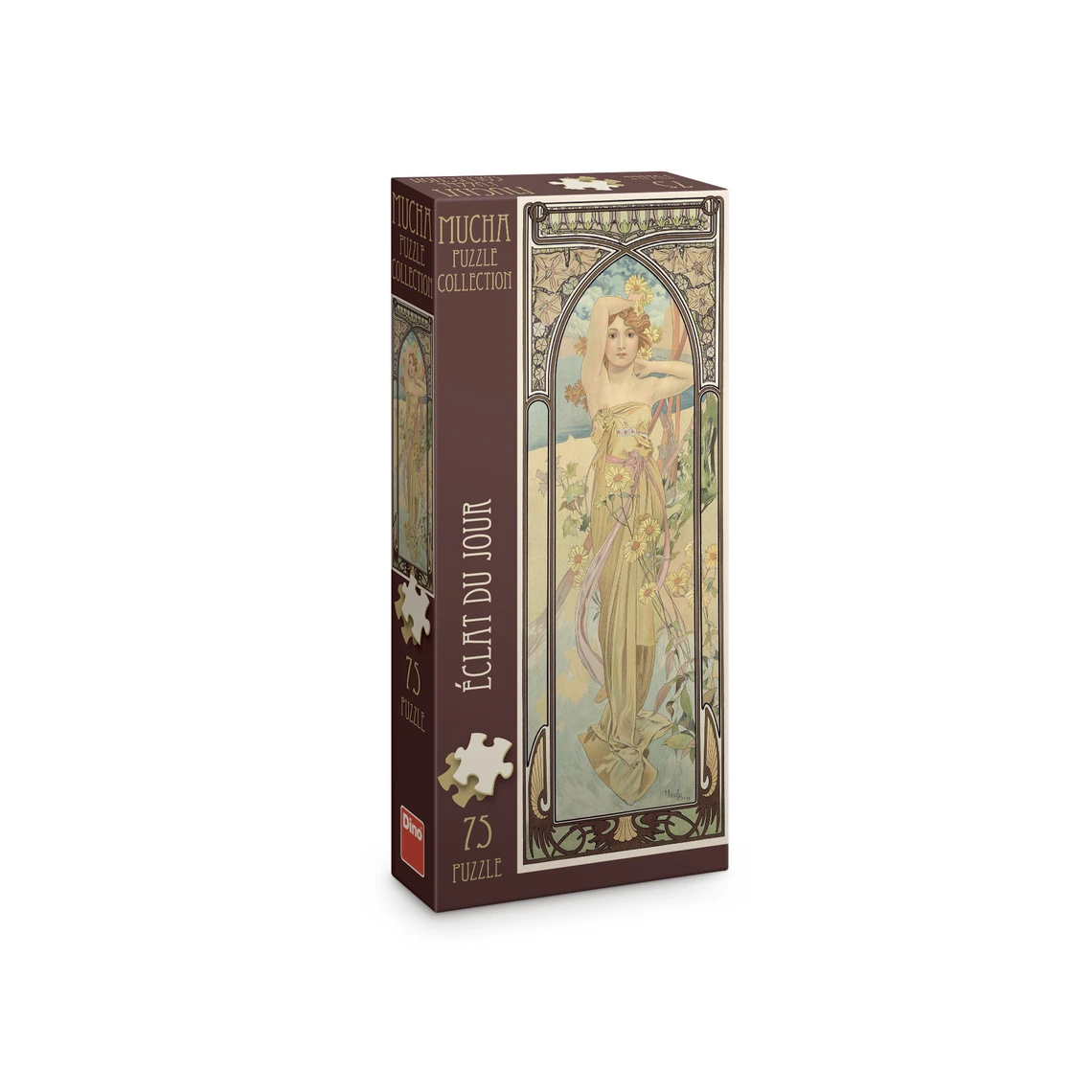 Alfons Mucha – Záře dne 75 panoramic Puzzle - slide 2