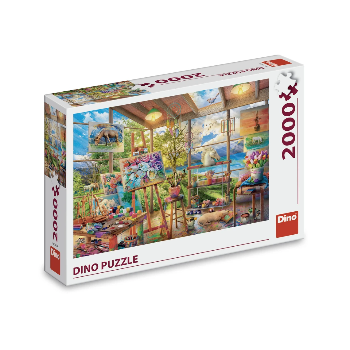 Puzzle Malířský ateliér 2000 dílků - slide 2