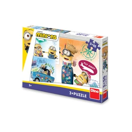 Puzzle Mimoni 3x55 dílků