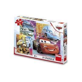 Puzzle Cars kamarádi 3x55 dílků