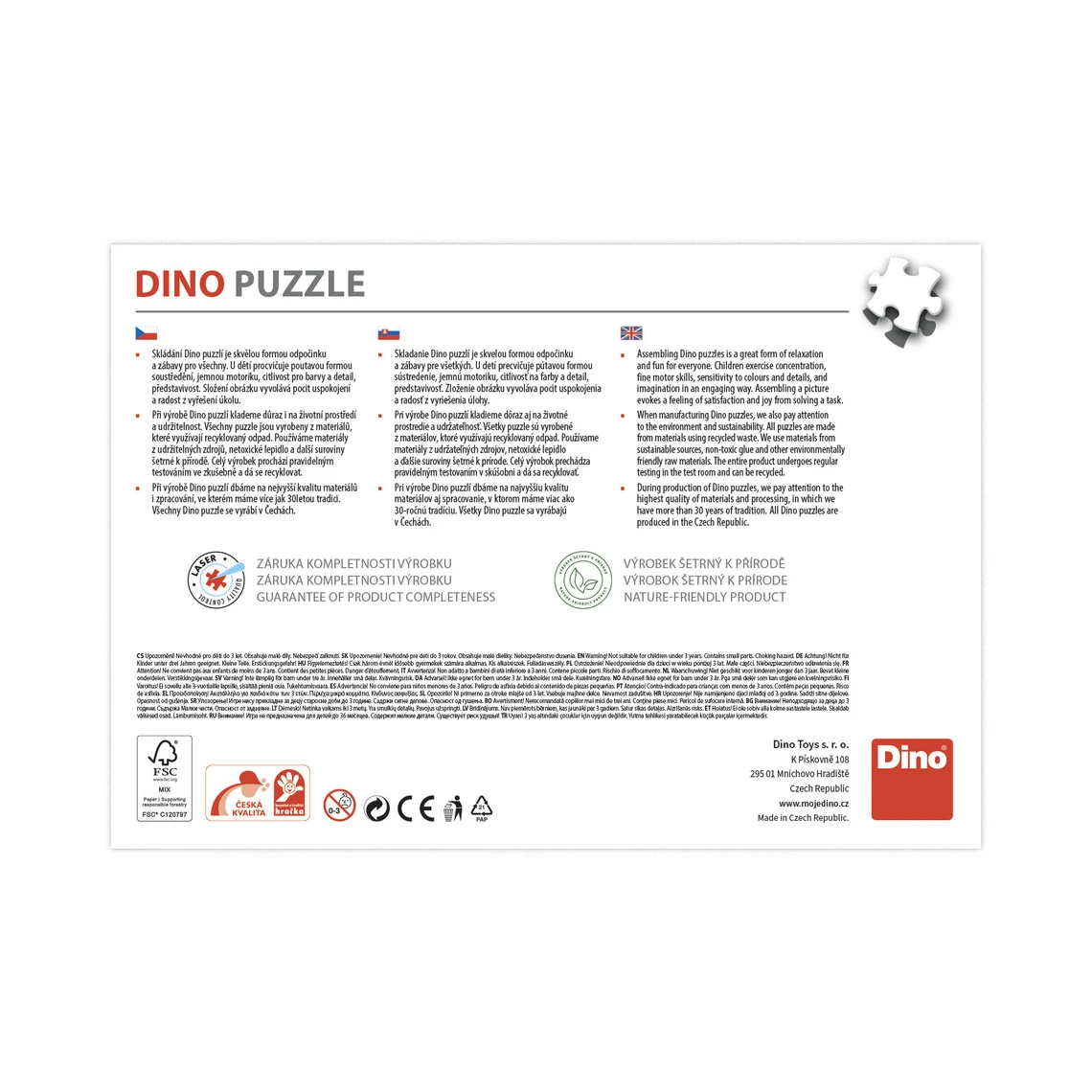 Puzzle Pejsek a kočička na zahradě 2x48 dílků - slide 3