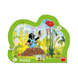 Puzzle Krtek a kalhotky kontura 25 dílků deskové