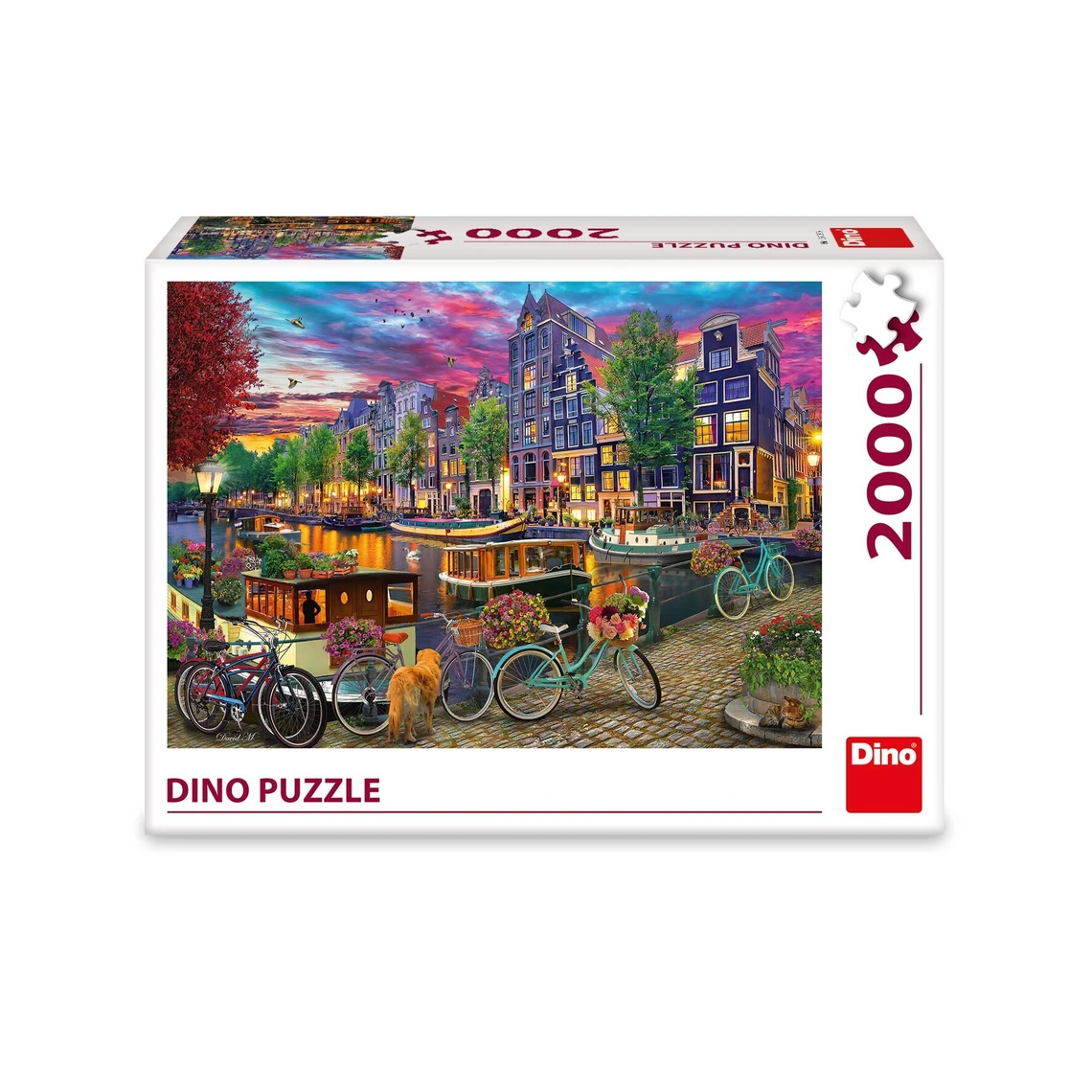 Puzzle Malovaný Amsterdam 2000 dílků - slide 1