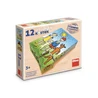 Dřevěné kostky Pejsek a kočička – 12 kostek - slide 2