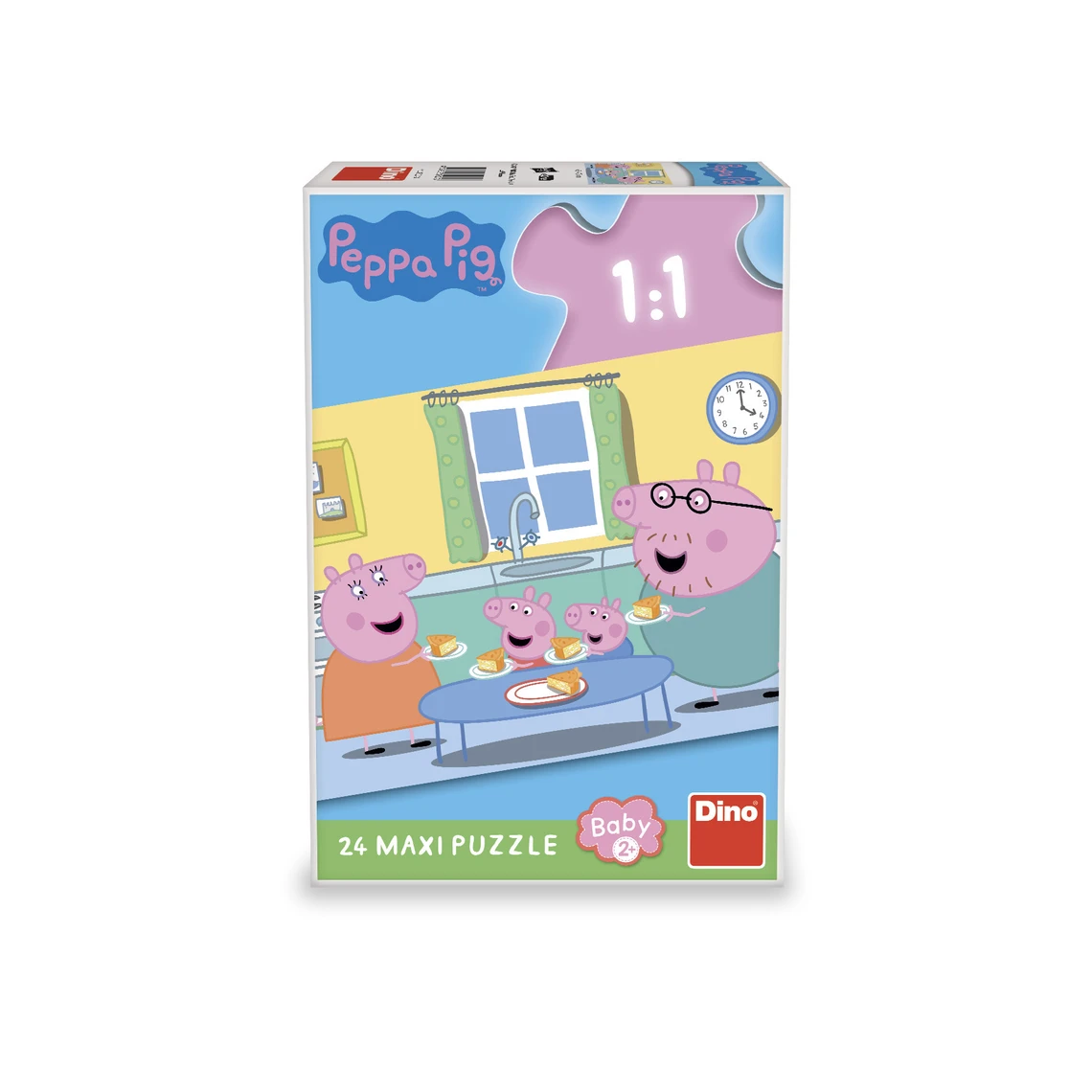 Puzzle Peppa Pig: Oběd 24 dílků maxi - slide 1