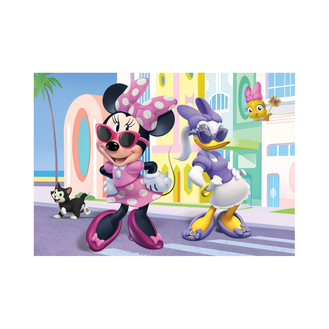 Puzzle Minnie a Dasiy ve městě 100 XL dílků - slide 3