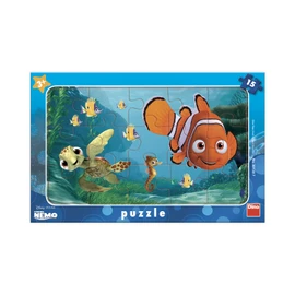 Puzzle Nemo a želva 15 dílků deskové