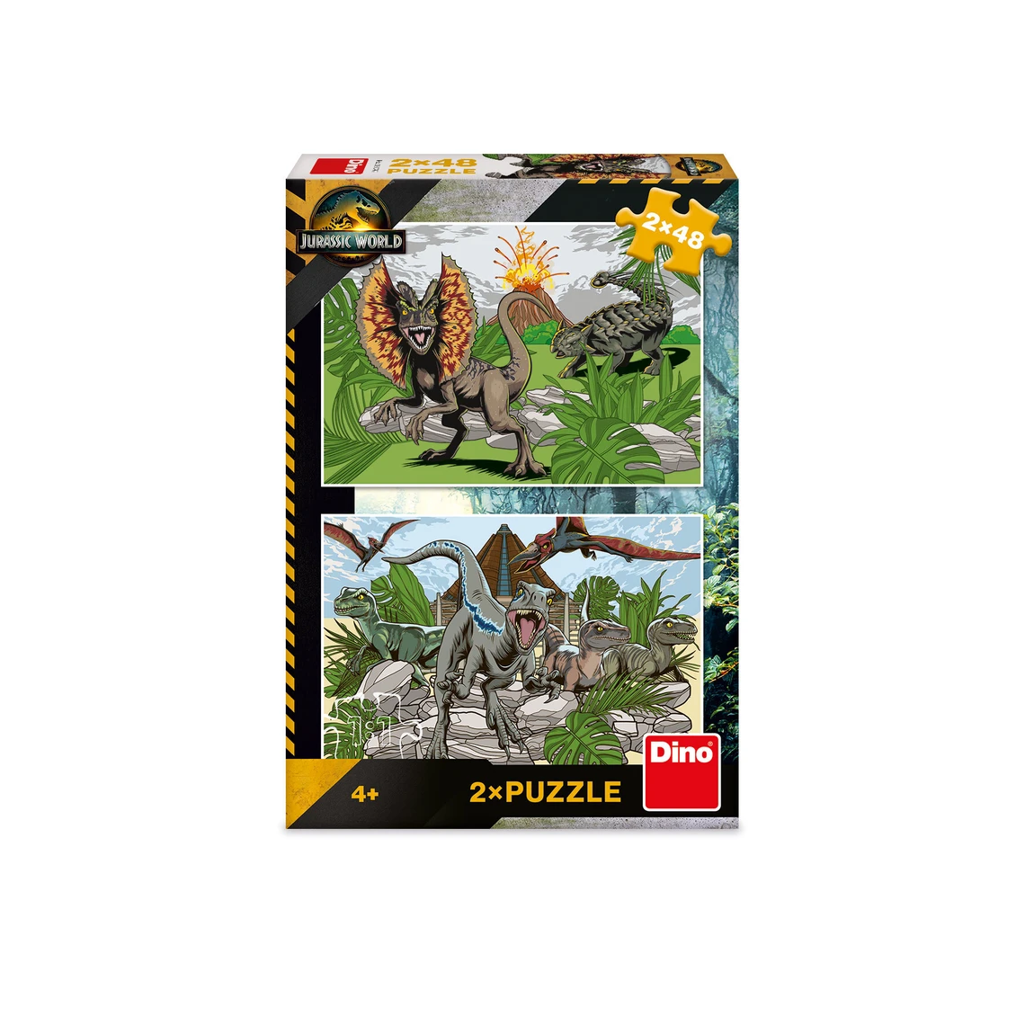 Puzzle Jurský svět 2x48 dílků - slide 1