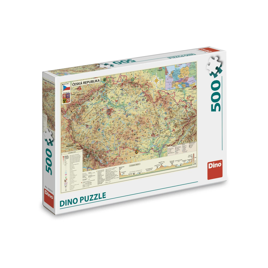 Puzzle Mapa České republiky 500 dílků - slide 2
