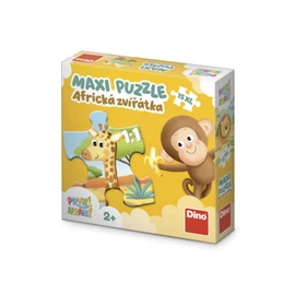 První hraní: Africká zvířátka 15 maxi Puzzle