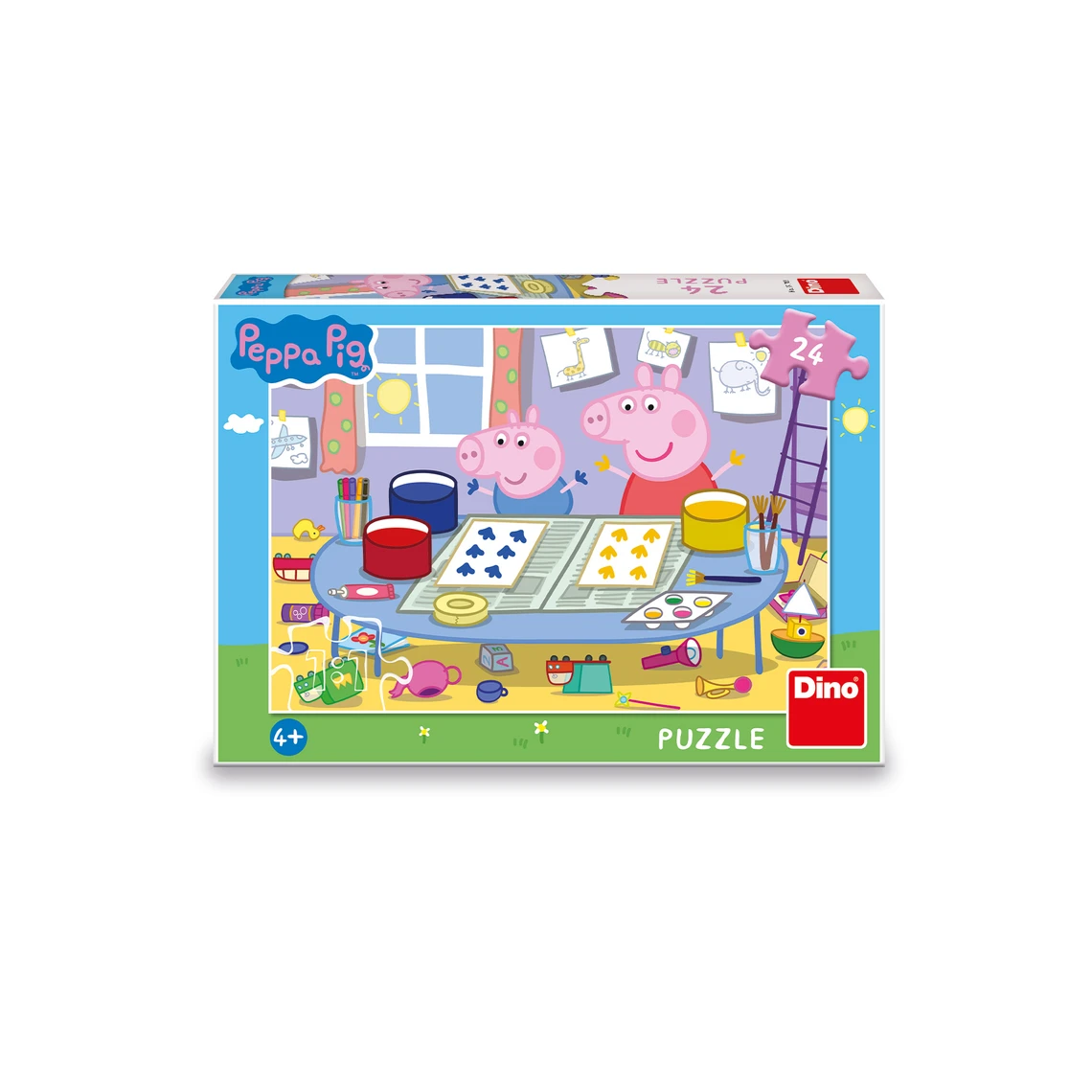 Puzzle Peppa Pig: Výtvarník 24 dílků - slide 1