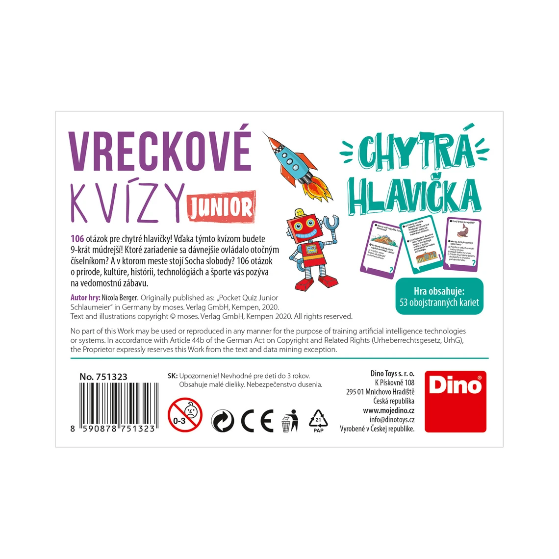 Vreckové kvízy junior – Chytrá hlavička  SK - slide 3