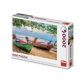 Puzzle Rybářské loďky 2000 dílků