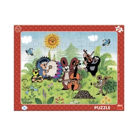 Puzzle Krtek a kapela 40 dílků deskové