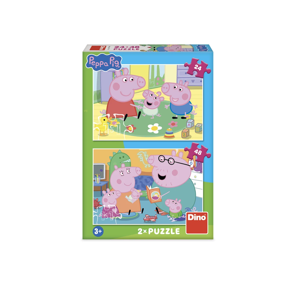 Puzzle Peppa Pig: Domov 24+48 dílků - slide 1