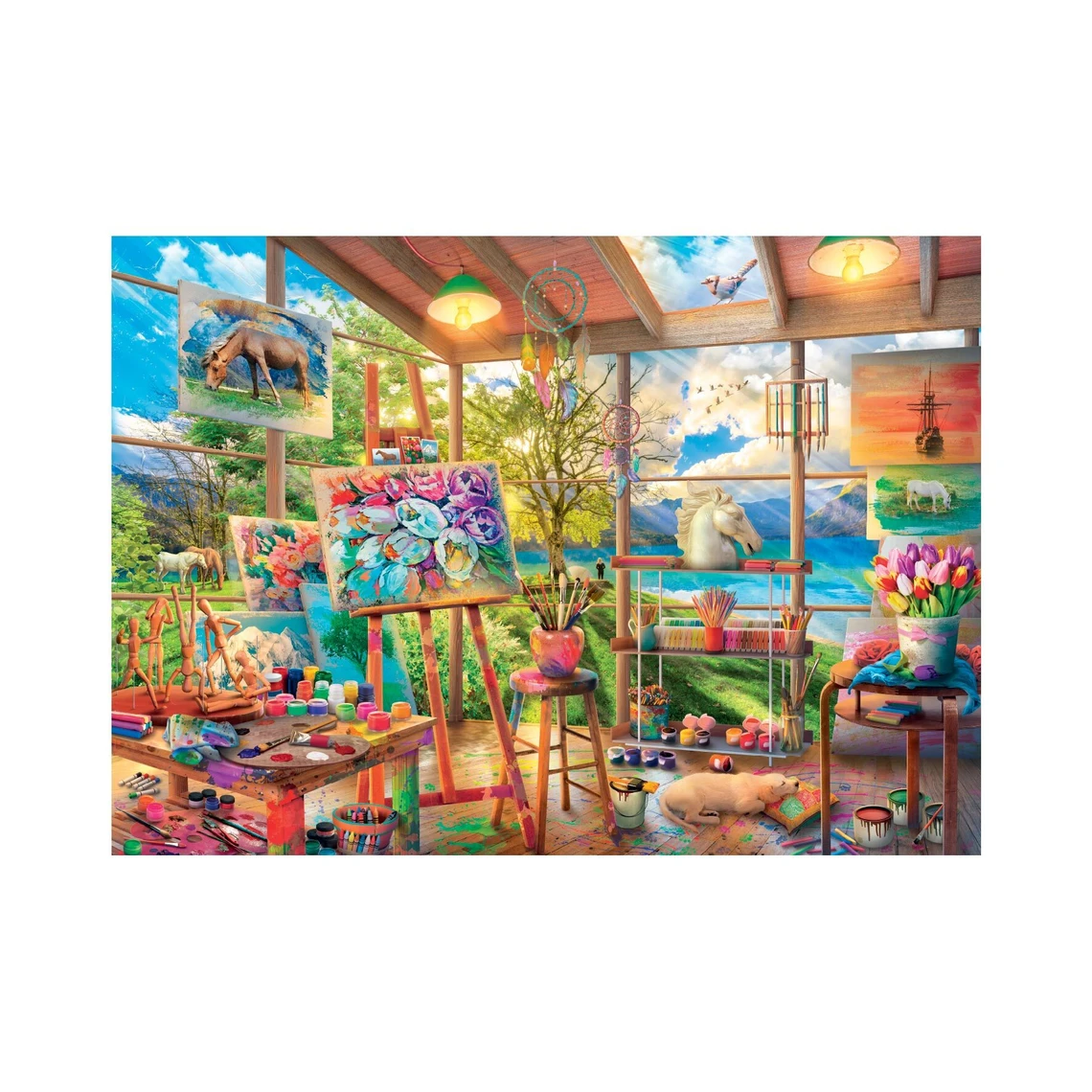 Puzzle Malířský ateliér 2000 dílků - slide 3