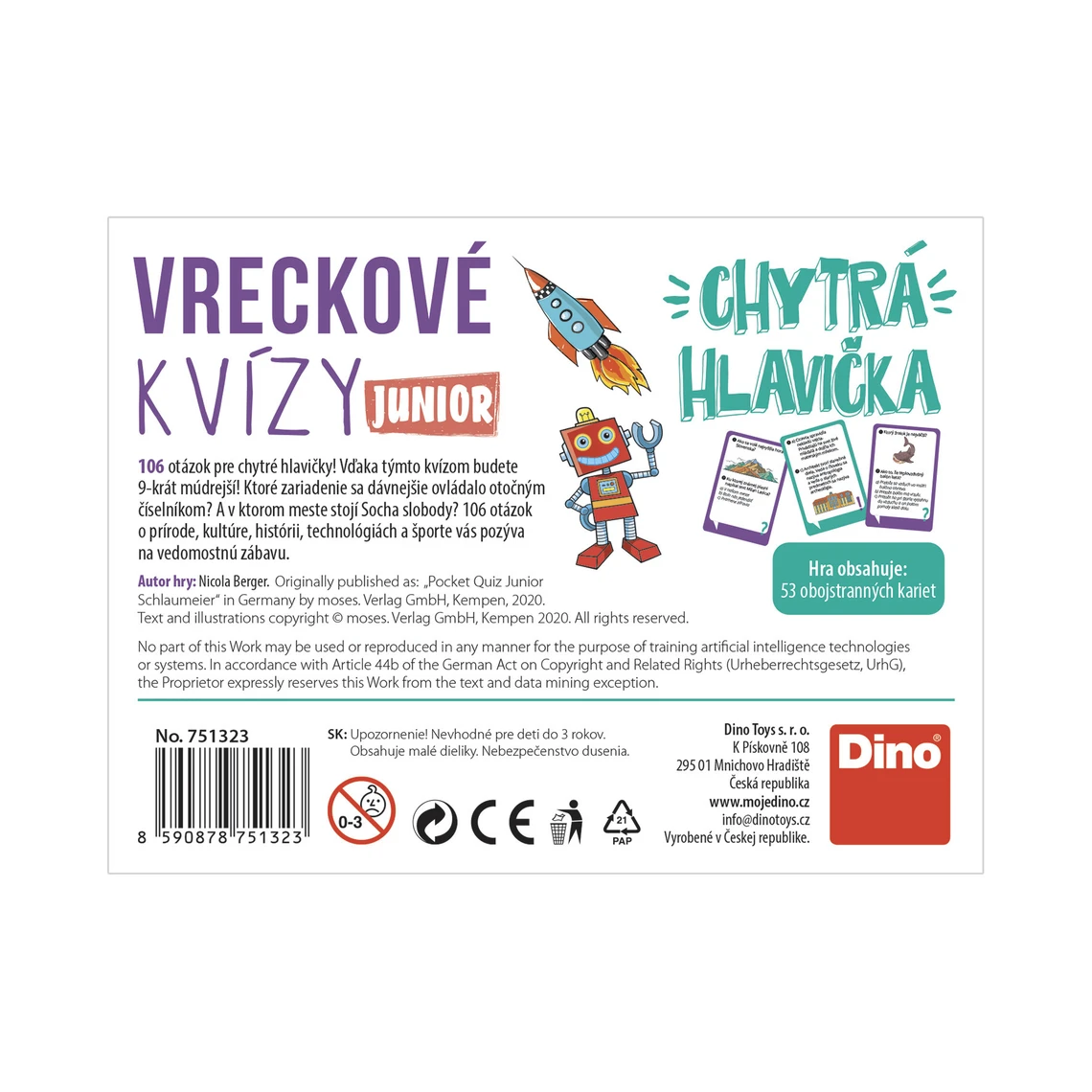Vreckové kvízy junior – Chytrá hlavička  SK - slide 3
