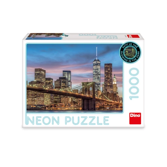 Puzzle New York 1000 dílků neon - slide 1