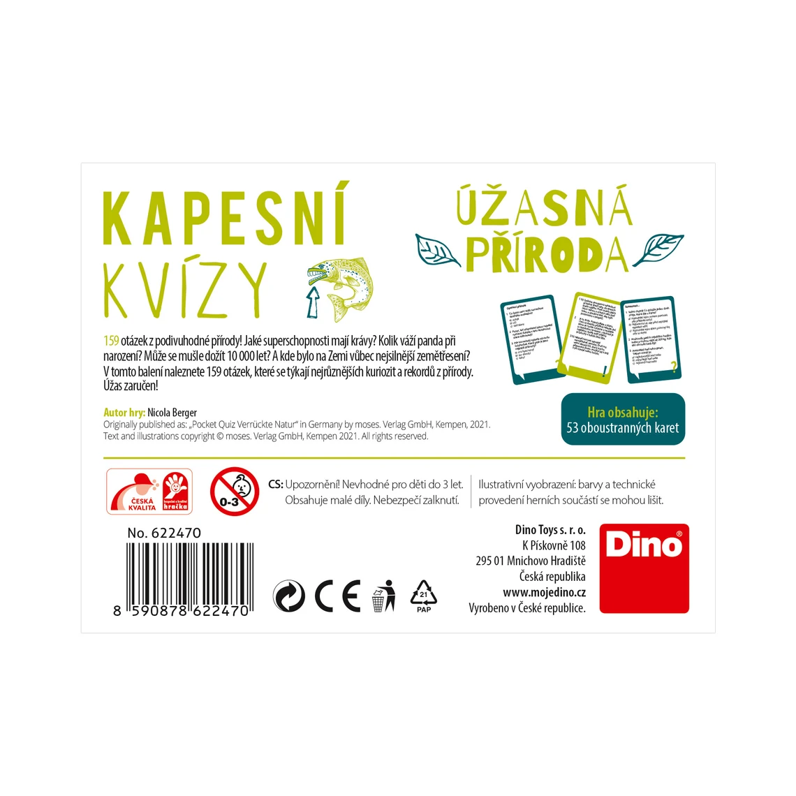 Kapesní kvízy – Úžasná příroda - slide 3