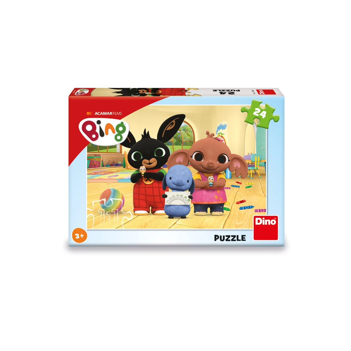 Puzzle Bing maluje 24 dílků - slide 1