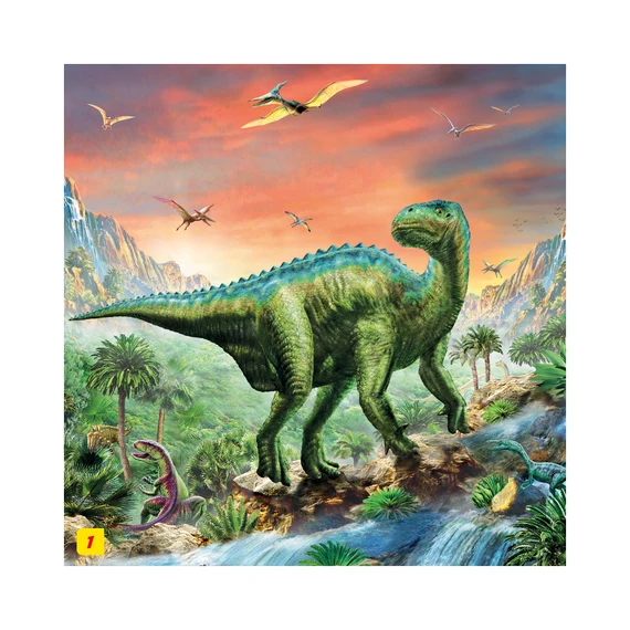 Puzzle Dinosauři + figurka 60 dílků - slide 9