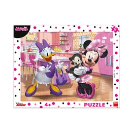 Puzzle Růžová Minnie 40 dílků deskové