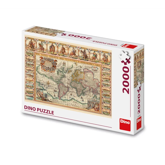 Puzzle Historická mapa světa 2000 dílků - slide 0