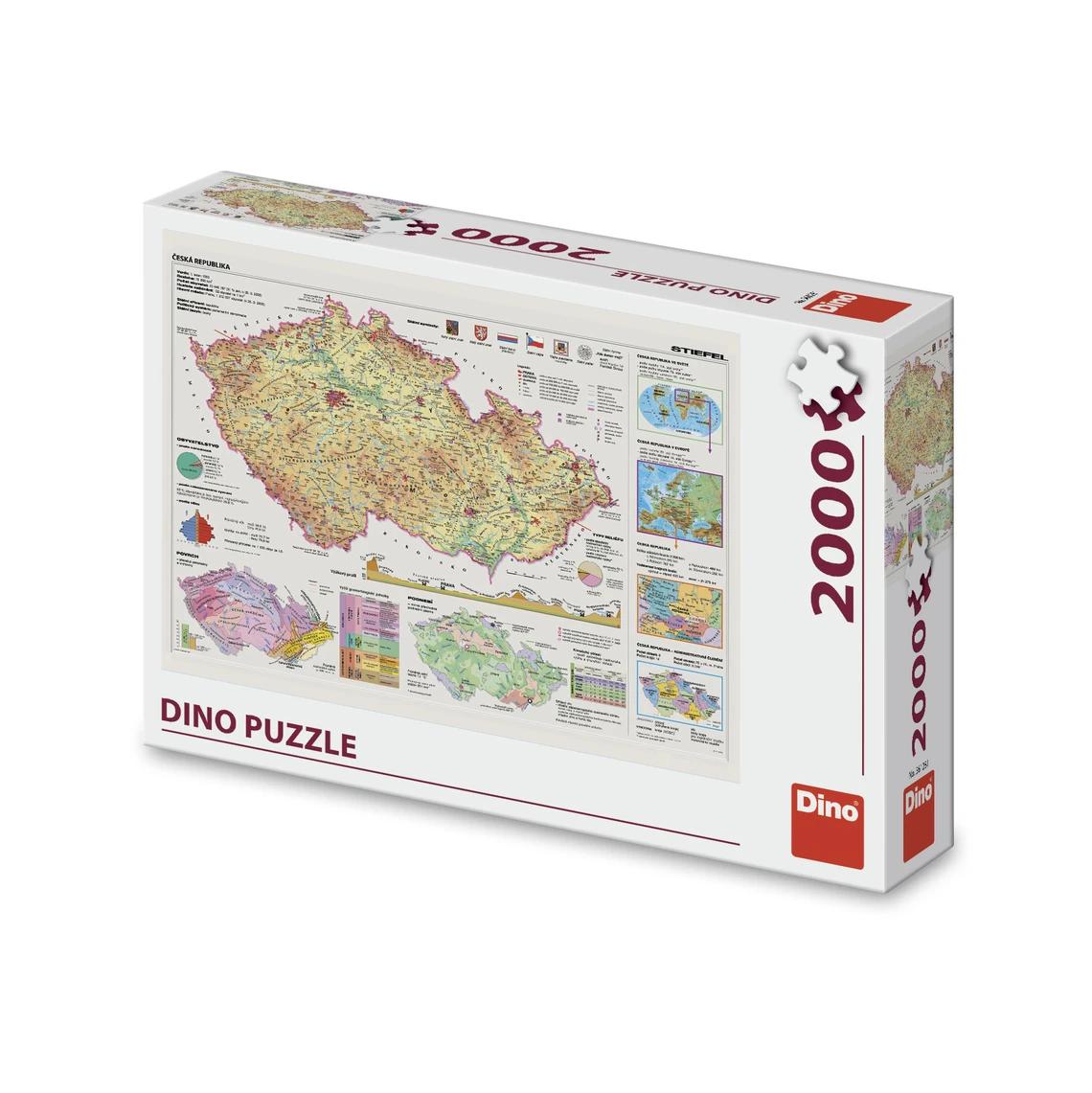 Puzzle Mapy České republiky 2000 dílků - slide 0