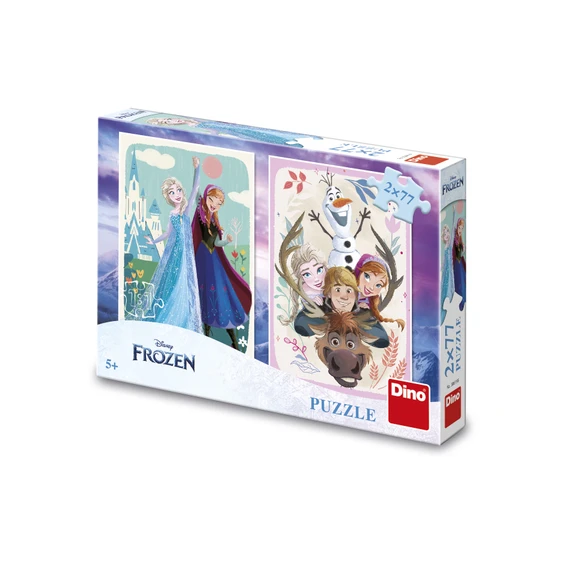 Puzzle Frozen: Anna a Elsa 2x77 dílků - slide 0