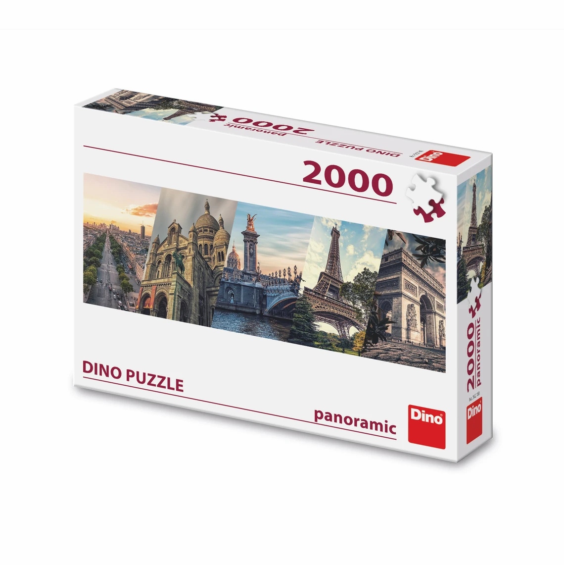 Puzzle Paříž koláž 2000 dílků panoramic  - slide 0