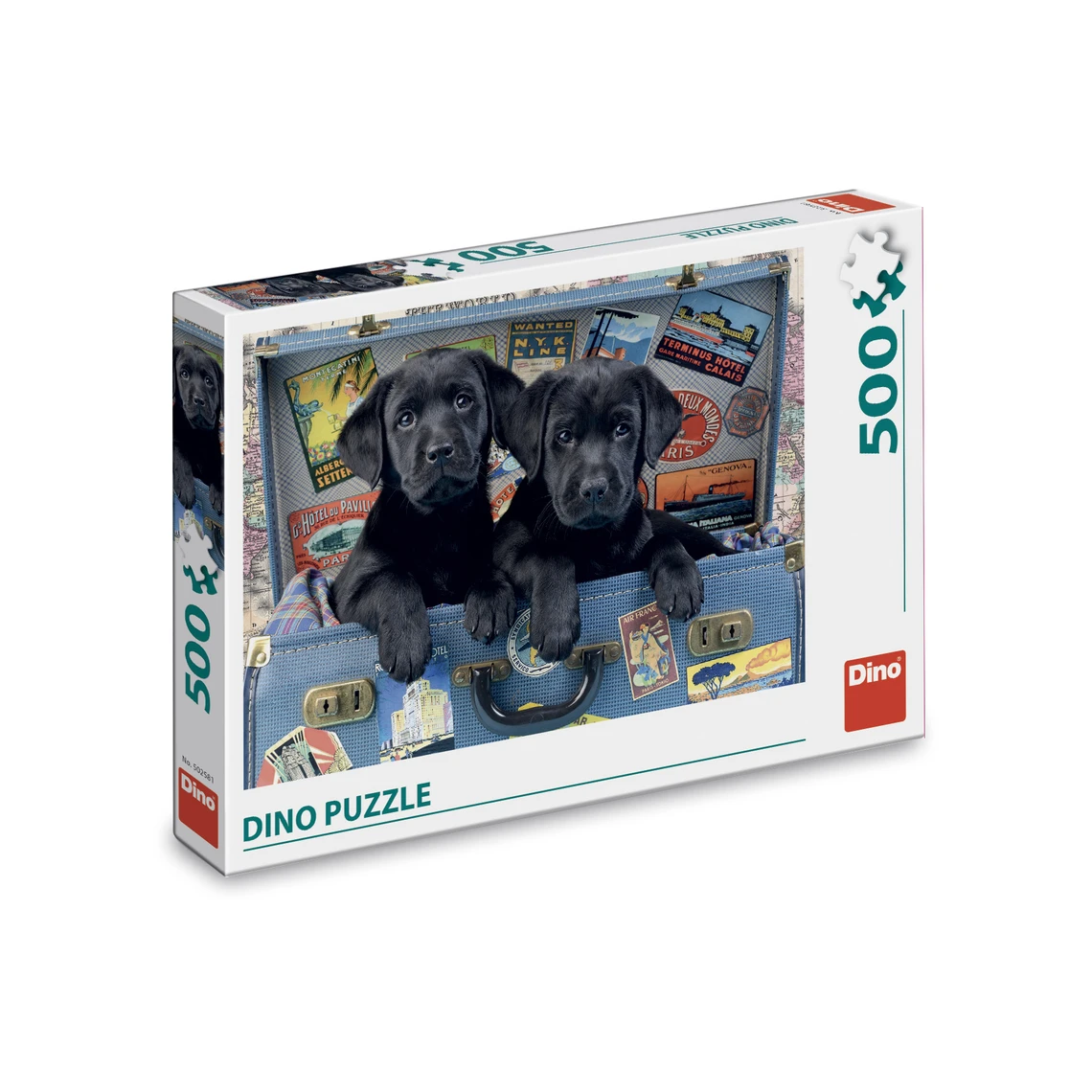 Puzzle Štěňata v kufru 500 dílků - slide 2
