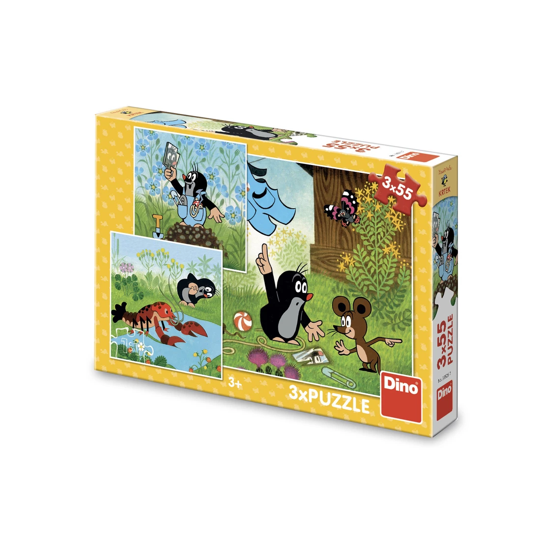 Puzzle Krteček a kalhotky 3x55 dílků - slide 0