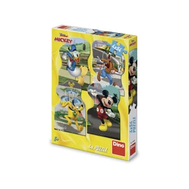 Puzzle Mickey ve městě 4x54 dílků
