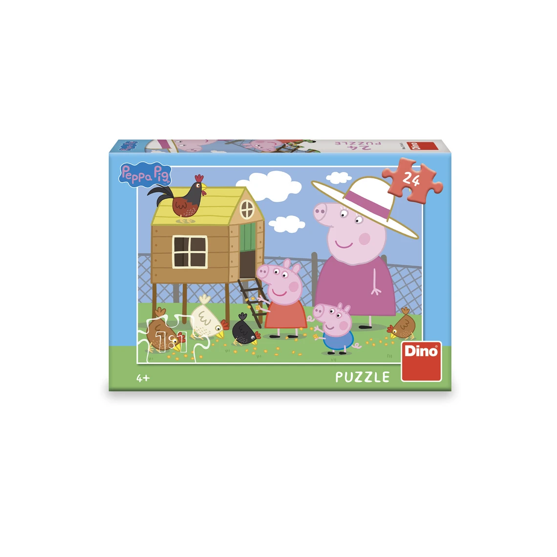 Puzzle Peppa Pig: Slepičky 24 dílků - slide 1