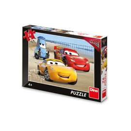 Puzzle Cars 3: Na pláži 24 dílků