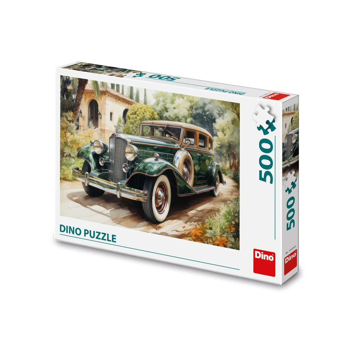 Puzzle Zelený Rolls-Royce 500 dílků - slide 0